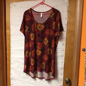 LuLaRoe women’s tunic  2XL  red